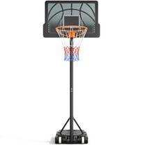 Toremore Kids Basketball Hoop, 3.6-7 FT Height Easy Adjustable, Portable Basketball Hoop Outdoor Indoor for Kids/Teens/Youth, 30" Backboard