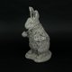 thumbnail image 4 of Things2Die4 Alicia en el país de las maravillas Conejo blanco Estatua con acabado gris claro 14 en CEMENTO Things2Die4 6004-1-16, 4 of 4