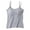 Gray, variant on 3 Pack Training Bras for Teens Girls Cotton Cami Undershirt Adjustable Spaghetti Strap Camisole Tank Tops
