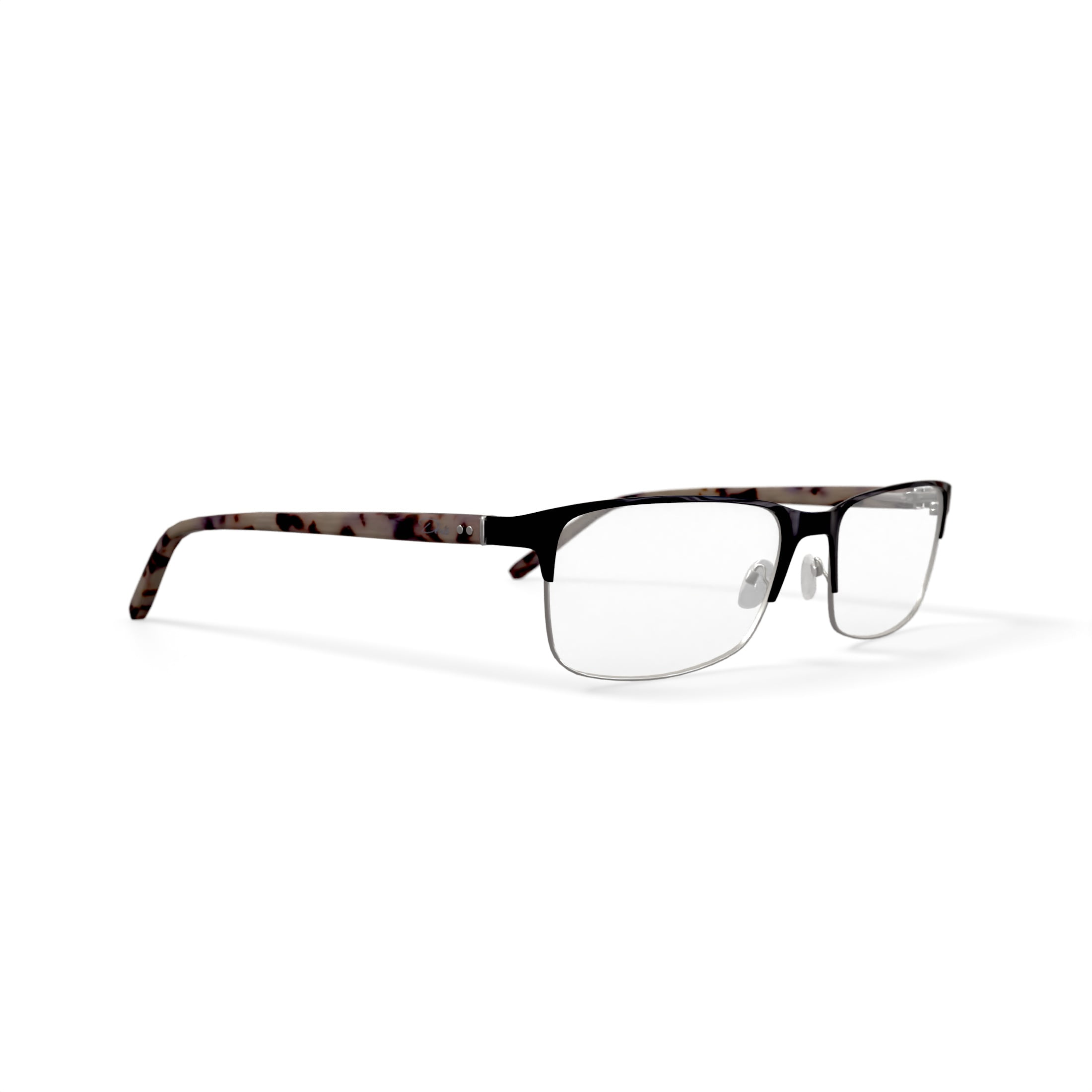Fatheadz Men's Rectangular Eyeglasses, DE-02040 Butterflyz, Black, 57-18-145, with Case