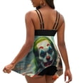 thumbnail image 4 of Harley Quinn Joker Film Women's Split Skirt Swimwear Two-Piece Swimsuit Backless Bikini Set Summer Holiday Beach Adjustable Bathing Suit, 4 of 6