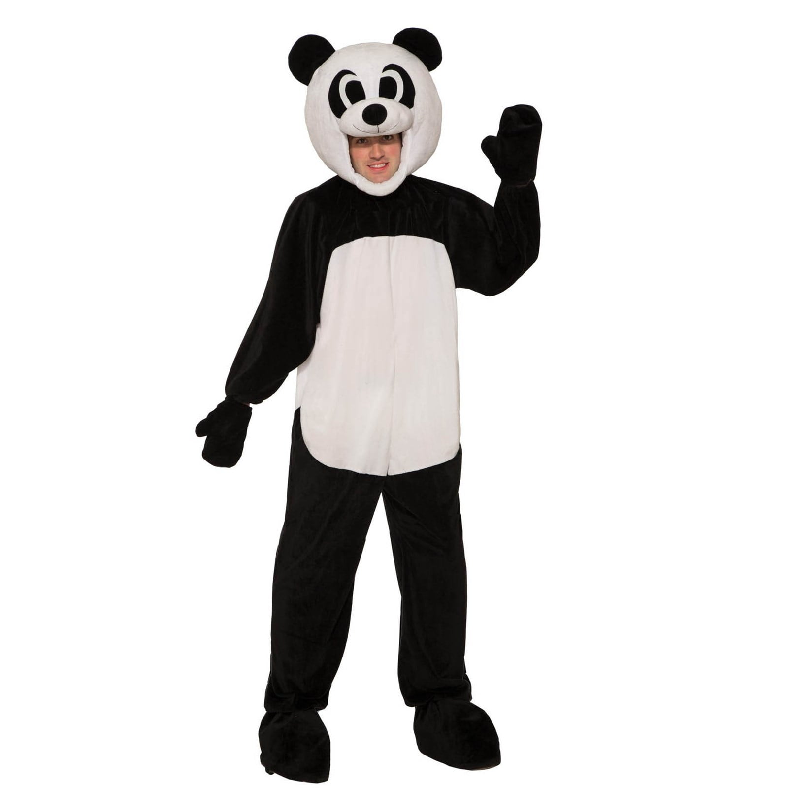 Adult Open Face Panda Halloween Costume - Walmart.com - Walmart.com