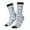 2 Black-1, variant on Seal Fox Seagull Whales Crew Socks for Men & Women, Breathable Casual Athletic Ankle Socks