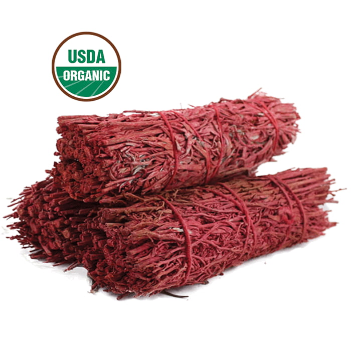 Dragon's Blood Sage Pack of 3 Bundles & Smudge Guide for Smudging