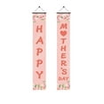 thumbnail image 2 of Happy Mother's Day Banner - Elegant Outdoor and Indoor Decorations - for Mother's Day Celebrations Couplets Design Oxford Cloth Earth Tones Party Supplies, 2 of 7