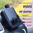thumbnail image 2 of White Mini Electric Air Pump with Digital Display - High Pressure Portable Inflator for Bicycles, Road Bikes, and Electric Bikes - Easy to Use, Durable, Universal Compatibility for On-the-Go, 2 of 6
