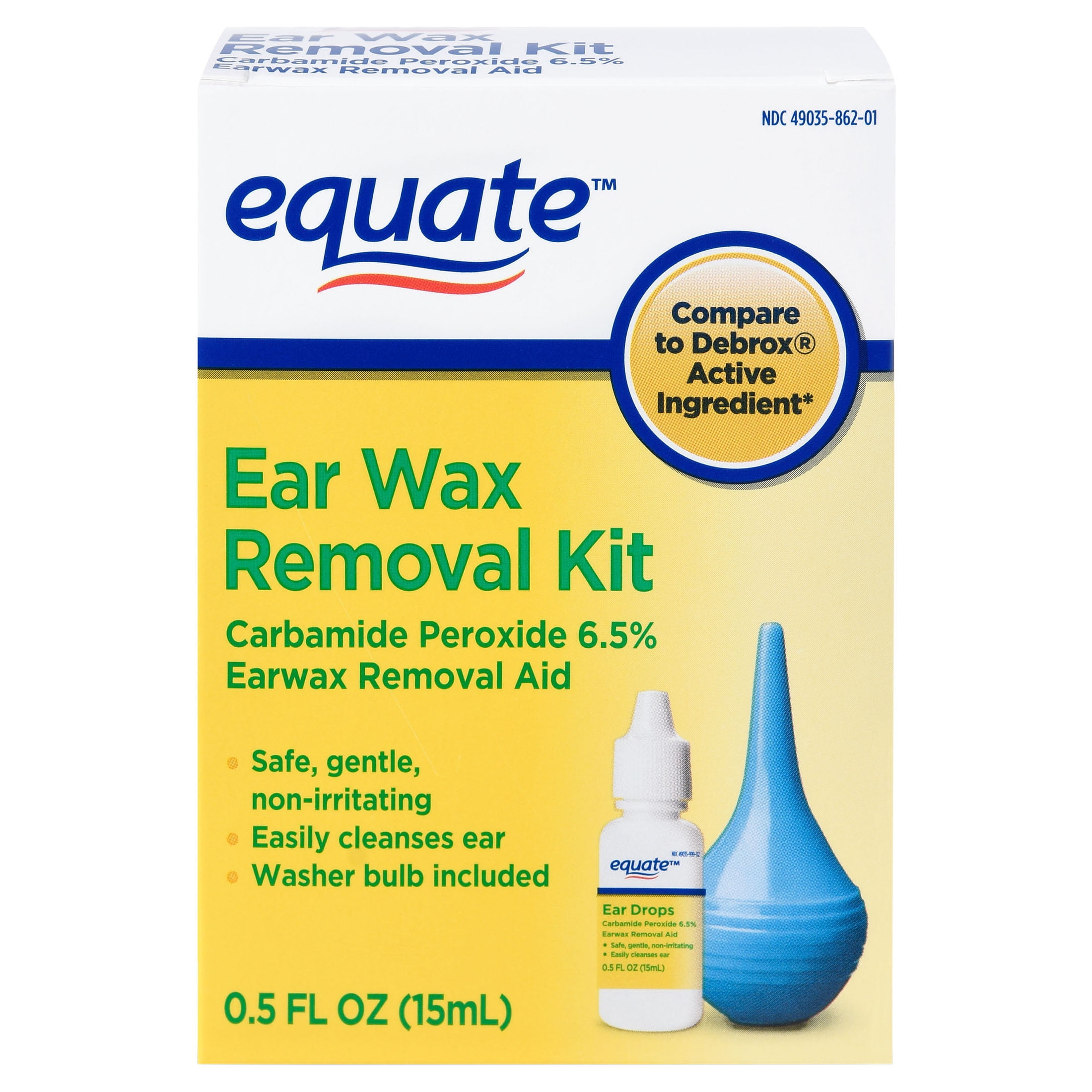 Equate Ear Wax Removal Kit 0 5 Fl Oz Com