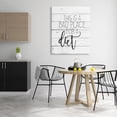 thumbnail image 2 of Stupell Industries Rustic Bad Place for a Diet Phrase Kitchen Home Quote Canvas Wall Art Design by Kim Allen, 2 of 6
