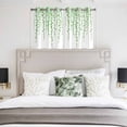 thumbnail image 3 of Green Polka Dots Kitchen Curtains Window Panels, Vintage Abstract Art Watercolor Insulated Window Treatment Curtain, Grommet Curtains for Bedroom/Living Room/Bathroom, 2 Piece 42"Wx54"L, 3 of 8