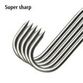 thumbnail image 3 of S-Shape Meat Hooks 20 PCS,Premium Stainless Steel Butcher Hooks,High Quality Smoking Hooks,Grilling Sausage Chicken Beef Hook Tool,Multi-Purpose Meat Hooks for Hanging,Drying,BBQ (Silver), 3 of 7