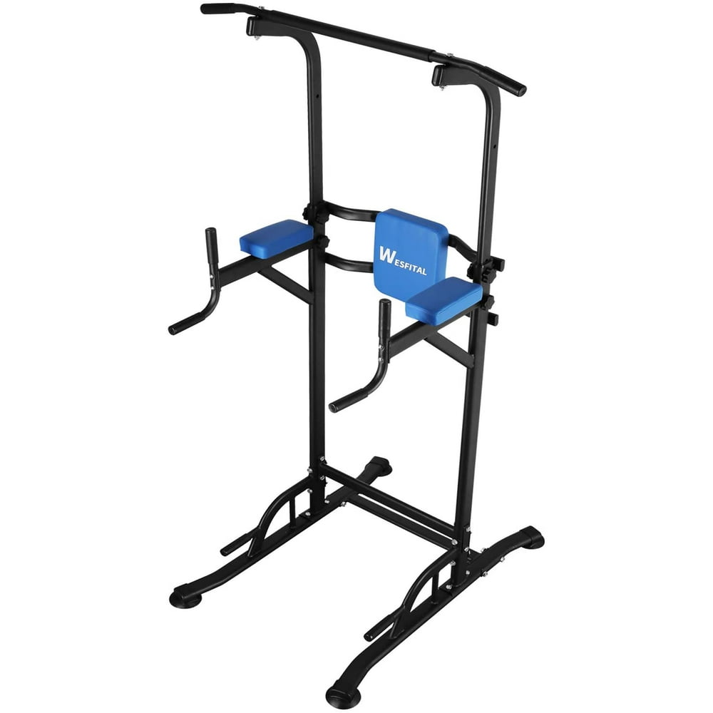 Wesfital Indoor Power Tower Pull up Bars Workout Dip Stands Strength