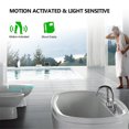thumbnail image 2 of Volkmi 1 ABS Bathroom Smart LED Night Light, On/Off Activated Body Motion Sensing Light, 8 Colors, Passive Infrared, Decorative 8 Colors, 2 of 9