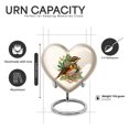 thumbnail image 3 of Yatskia Castle Sparrow Large Burial Urns for Human Ashes Adult Man, Mini Memorial Urn for Ashes for Women, Decorative Urns for Human Ash, (Heart 8 Inch and 3 Inch), 3 of 8