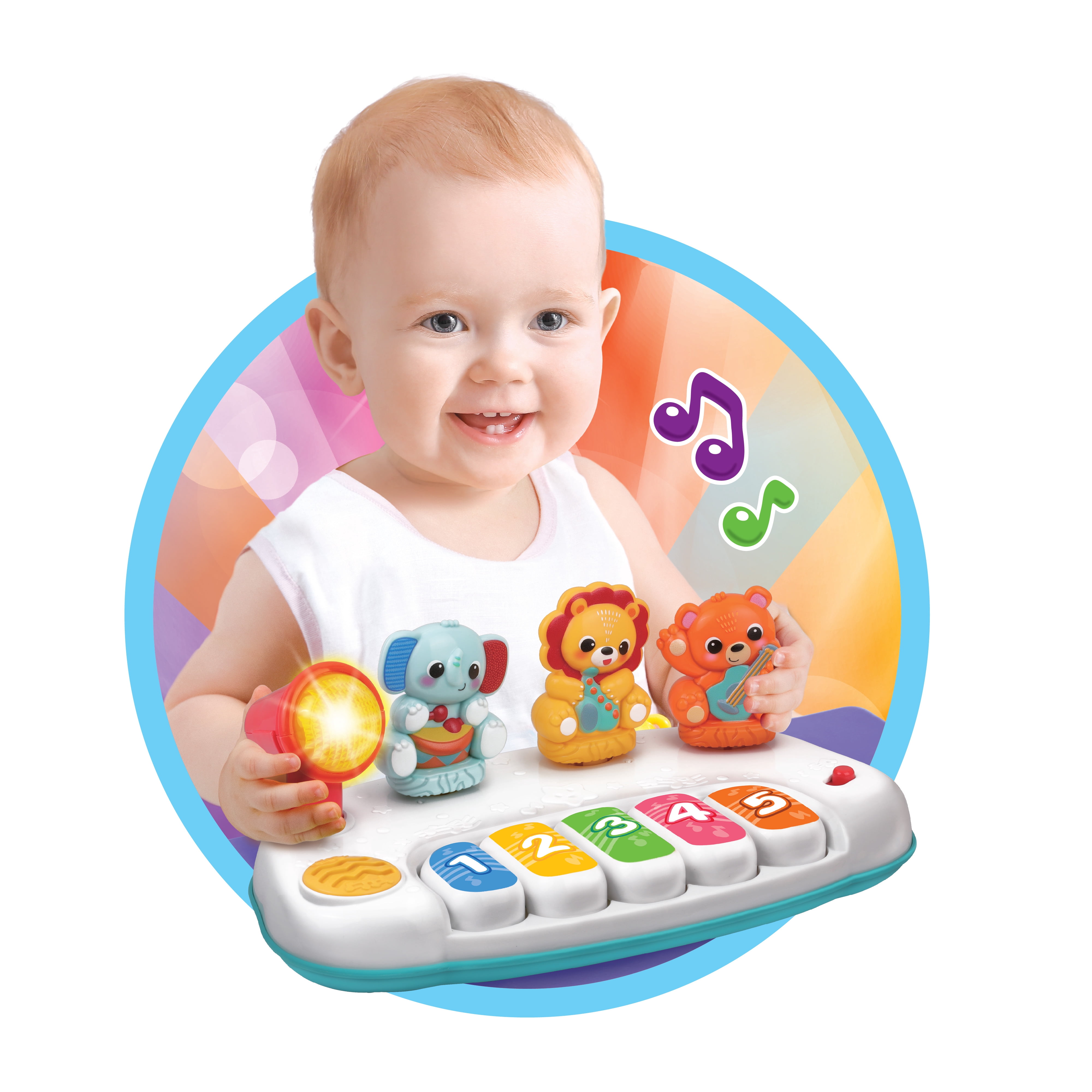 Winfun Jungle Pals 5 Key Piano (1 Piece)