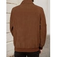 thumbnail image 2 of Men's Corduroy Zip - Up Jacket: Retro Style, Multi - Pocket for Casual & Outdoor Looks, 2 of 4