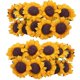 thumbnail image 1 of 100pcs Simulation Sunflower DIY Sunflower Home Flower Arrangement Flower Decor, 1 of 3