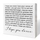thumbnail image 1 of Escritorio de madera con letrero decorativo para guardería con texto «I Hope You Dance», 1 of 5