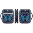 thumbnail image 6 of FOR U DESIGNS Butterfly Print Bible Case for Women Men Quilted Bible with Case Multifunctional Carrying Organizer Bag Christian Bible Accessories with Handle, 6 of 7