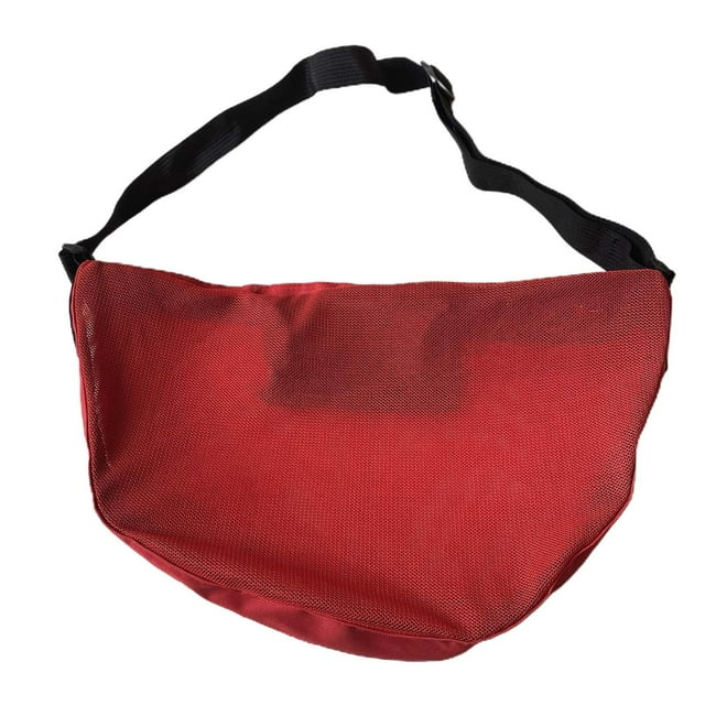 Bolsa de transporte de baloncesto Bolsa de transporte con bolsillo para balones impermeables Portador de malla para Rojo Zulema Estuche de baloncesto
