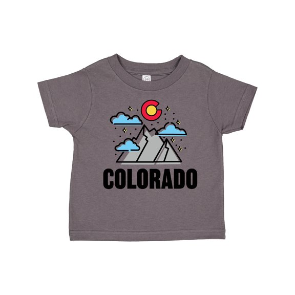 Inktastic Colorado Mountains and Clouds Boys or Girls Toddler T-Shirt