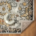 thumbnail image 6 of Luxe Weavers Oriental Floral Orange 8x10 Area Rug, Non-Shedding Distressed Style Carpet, 6 of 10