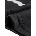 thumbnail image 5 of DARING DIVA Women's 2-Piece Round Neck Sleeveless Shirt Shorts Pajama Set S Black, 5 of 6