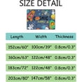 thumbnail image 3 of Crawling Indoor Carpet Play Mat Space Animals. for Living Room Bedroom Educational Nursery Floor Mat Area Rug 72x48inch, 3 of 6