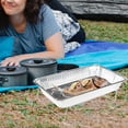 thumbnail image 1 of unbranded 4Ud Base De Metal Para Ideal Para Barbacoa Y Camping En Inoxidable, 1 of 7
