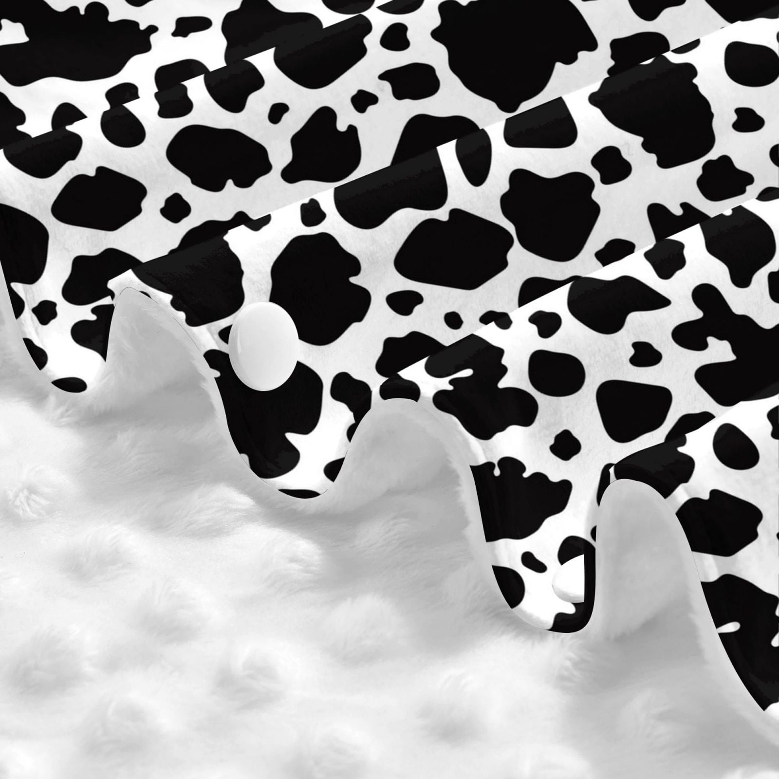 Car Seat Cover Baby - Cute Cow Print Black White Breathable Infant Car Seat Cover for Baby Carseat, Lightweight Comfort Baby Essentials Must Haves Newborn Stuff for Girl Boy