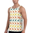 thumbnail image 2 of KLL Colorful Squirrel Print Men's Muscle Gym Workout Stringer Tank Tops Bodybuilding Fitness T-Shirts Tank Tops Men-4X-Large, 2 of 7