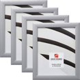 thumbnail image 1 of Craig Frames 23247018 12 X 16 Inch Picture Frame, Brushed Silver, Set Of 4, 1 of 1