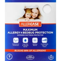 Bed Bug Covers Product Image Allerease Maximum Allergy Bed Bug Protection Zippered Mattress Protector