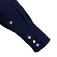 thumbnail image 6 of Flame Resistant Welding FR Shirt - 100% C - Light Weight - 7 oz (Small, Navy Blue), 6 of 8