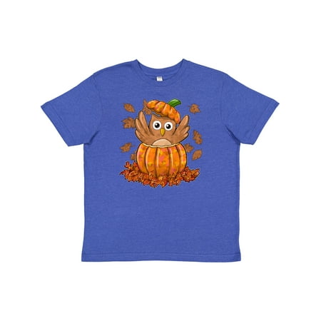 Inktastic Owl in a Pumpkin- cute for Halloween and Thanksgiving Youth T-Shirt
