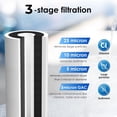 thumbnail image 3 of Waterdrop FXHTC Whole House Carbon Water Filter, Replacement for GE® FXHTC, GXWH40L, GXWH35F, Culligan RFC-BBSA, American Plumber W10-PR, W10-BC, WRC25HD, 5 Micron, 10" x 4.5" Cartridge, (2), 3 of 8
