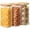 1.8 Qt-3Pcs, variant on 3-pack 1.8Qt glass storage jars with bamboo lids. Airtight to keep dry foods fresh. Space-saving, ideal for pantry organization.