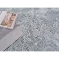 thumbnail image 4 of Exquisite Rugs Sumo Shag Light Blue Polyester/Microfiber handloomed Area Rug, 4 of 5