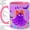 Pink, variant on Neon Ghost Bow Accent Mug, 11oz Ceramic Coffee Cup for Halloween