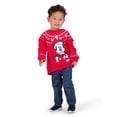 thumbnail image 2 of Mickey Mouse Christmas Toddler Unisex Fleece Sweatshirt with Long Sleeves, Sizes 12M-5T, 2 of 4