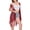 Rust, variant on Boho Crochet Long Vest Top for Women Sleeveless Lace Cardigan Kimono Swimwear Cover Ups