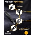thumbnail image 4 of HUGFEGWE Exterior Door Handle Set (4CPS), Compatible with 2006-2011 Hyundai Accent, Dodge Attitude | Outside Front & Rear Driver & Passenger Side| Replace# 80700, 80699, 80701, 80702, Outer, 4 of 7
