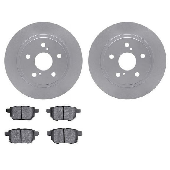 Rear Brake Pad and Rotor Kit - Compatible with 2008 - 2015 Scion xB 2009 2010 2011 2012 2013 2014
