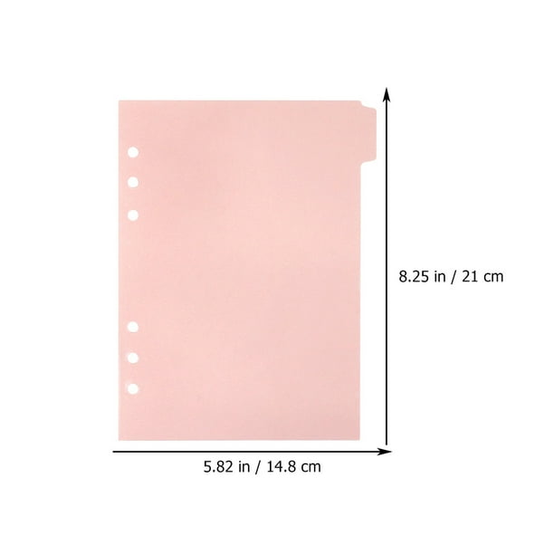 Index Dividers A-Z Folder Divider Reinforced Pink Subject Divider For Files Documents Or Ring
