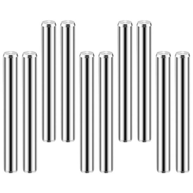 CRAFTHROU 10pcs Stainless Steel Shelf Support Peg Silver Furniture Installation Pin Furniture Components