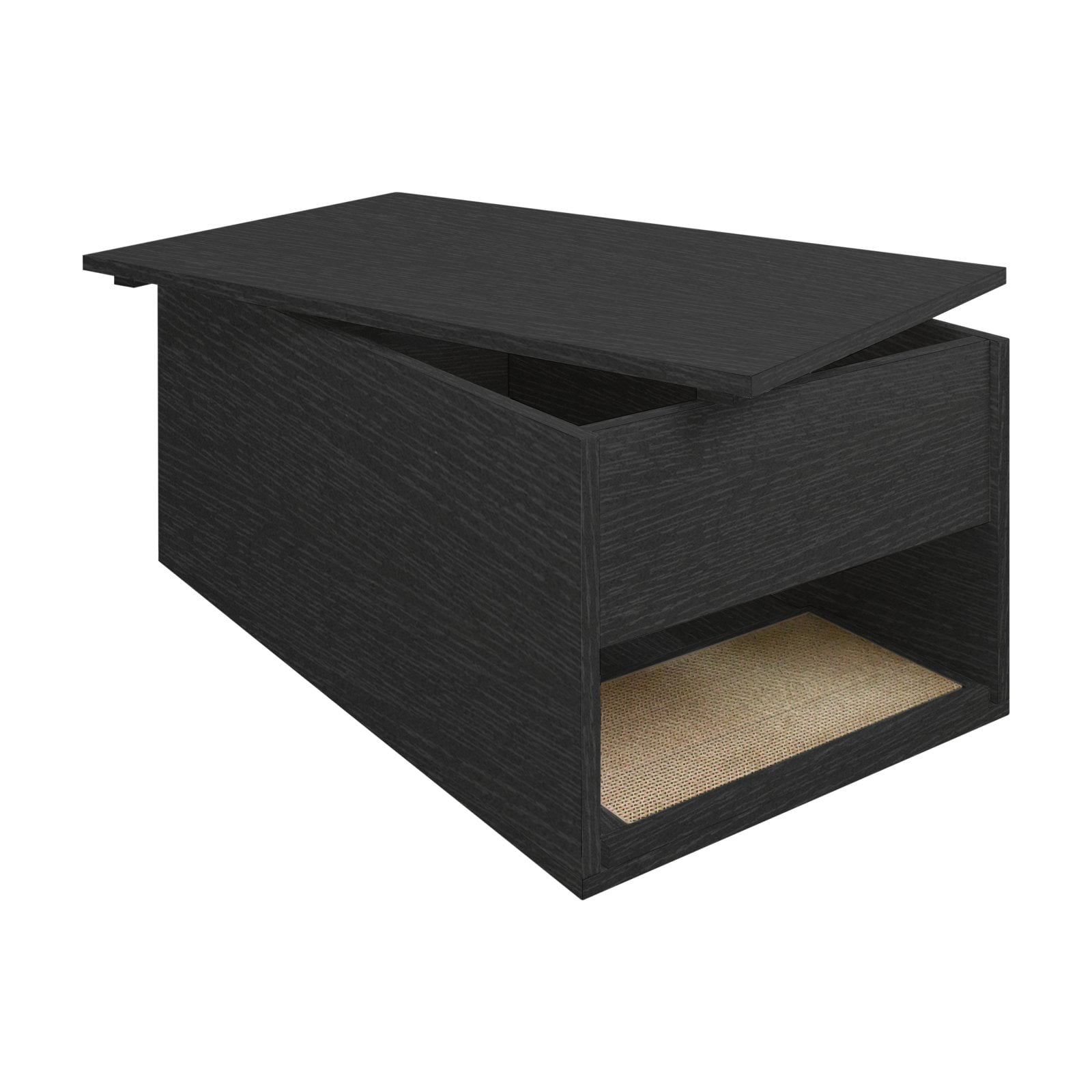 Way Basics Eco Friendly Cat Litter Box Side Table Enclosure