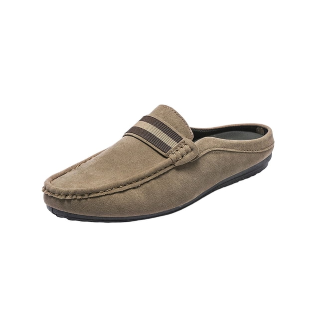 Open Toe Slippers Hombres de Moda Casual Versátil Transpirable Mochilas Más Tamaño Medio Zapatillas Primavera Y Verano