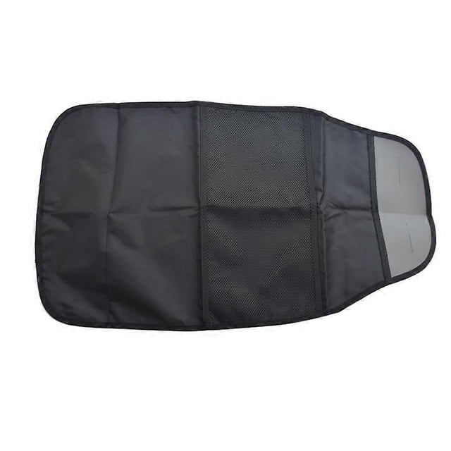 Car Back Seat Protector - Car Organizer with 2 Large Pockets for Storing Kids Stuff, Protective Mat for Car Travel with Kids