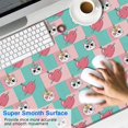 thumbnail image 2 of Long Mouse Pads for Desk,Checkered Cartoon Cat Unicorn Heart Desk Mats on Top Of Desks, Desk Mouse Pad Extra Large with 3mm Non-Slip Base and Stitched Edge for Gaming,Office,Work,Home 47.3"x23.6", 2 of 6