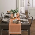 thumbnail image 3 of Solid Color Orange Red Table Runner Home Wedding Decor Table Flag Mat Table Centerpieces Decoration Party Dining Long Tablecloth, 3 of 5
