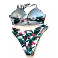 thumbnail image 2 of Victoria's Secret Swim Mix&Match Bombshell Push-Up Bikini Top White Tropical 34C, 2 of 2